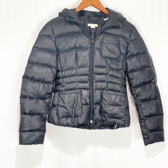 Timberland Black Down Hooded Jacket Medium - Picture 7 of 10
